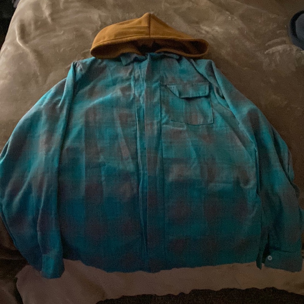 Flannel hoodie